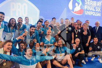 2019-05-26 - La Pro Recco esulta per il titolo in Finale vinto per 11 a 10 contro Brescia. - FINALE PRO RECCO VS AN BRESCIA (FINAL SIX) - SERIE A1 - WATERPOLO